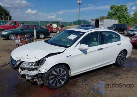 2015 Honda Accord Hybrid Touring from USA, damaged, VIN 1HGCR6F78FA004893